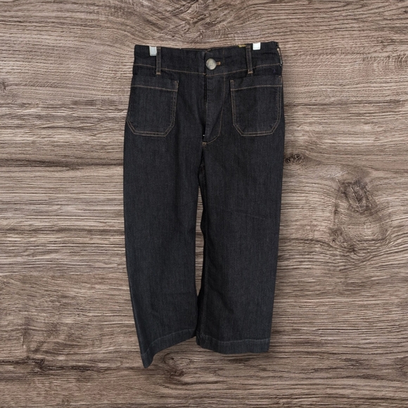 The Colette Cropped Wide-Leg Jeans by Maeve - Picture 4 of 6